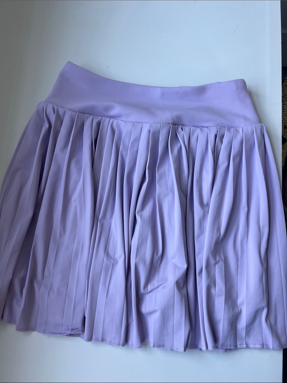Zella Girl Lavender Pleated Skater Skirt